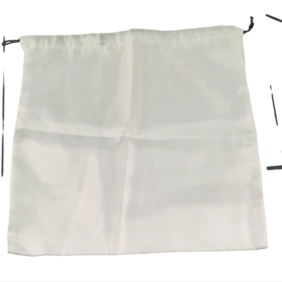 Fendi Dust Bag Travel Storage With Drawstring White 13” X 13” - Picture 3 of 3